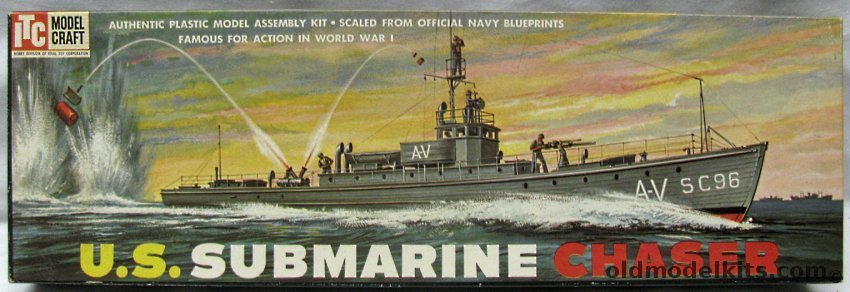 ITC 1/74 US Navy WWI Submarine Chaser (Sub Chaser), 3803-198 plastic model kit